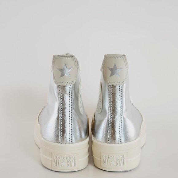 Converse CTAS Lift Hi Metallic Women's Platform Sneakers A09902C NWT - Picture 5 of 6